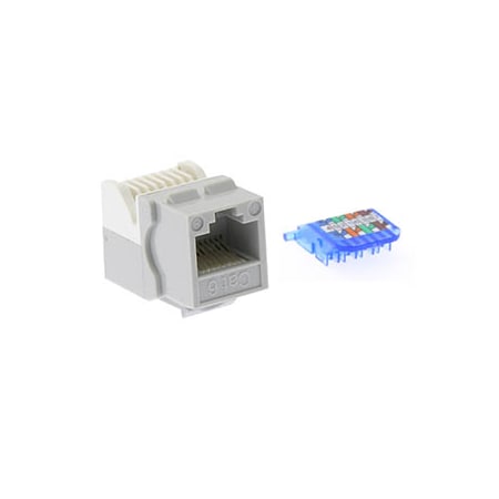 Bestlink Netware CAT6 Tool Less Keystone Jack- Gray 101707GY